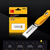 Kodak Leather Strap USB Flash Drive (64GB)
